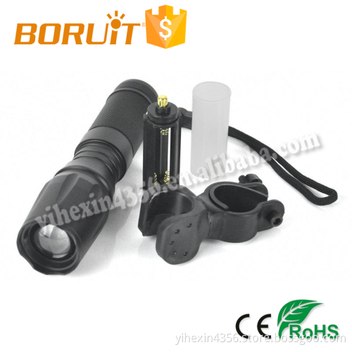 Boruit EFL0900 Super Bright Bicycle Mount Zoom Flash LED Light